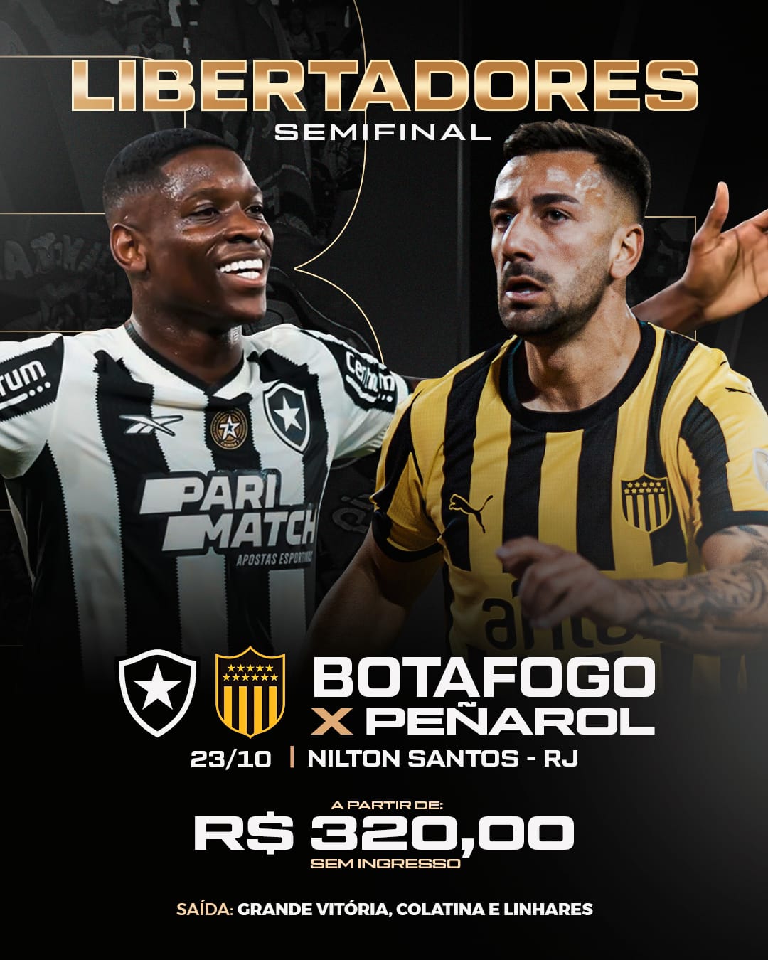  Botafogo x Penharol - Uruguai - Semi Final da Libertadores 2024