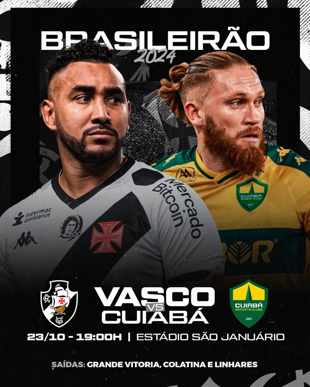 Vasco x Cuiabá - Brasileirão 2024 - 24/10/24